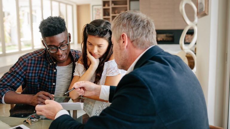 Loan Officer with Couple